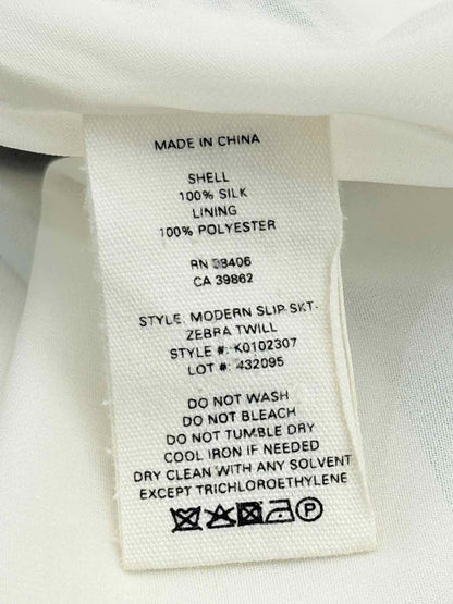 Pre - loved THEORY Black & White Size US 10 Knee Length Skirt at Reems Closet