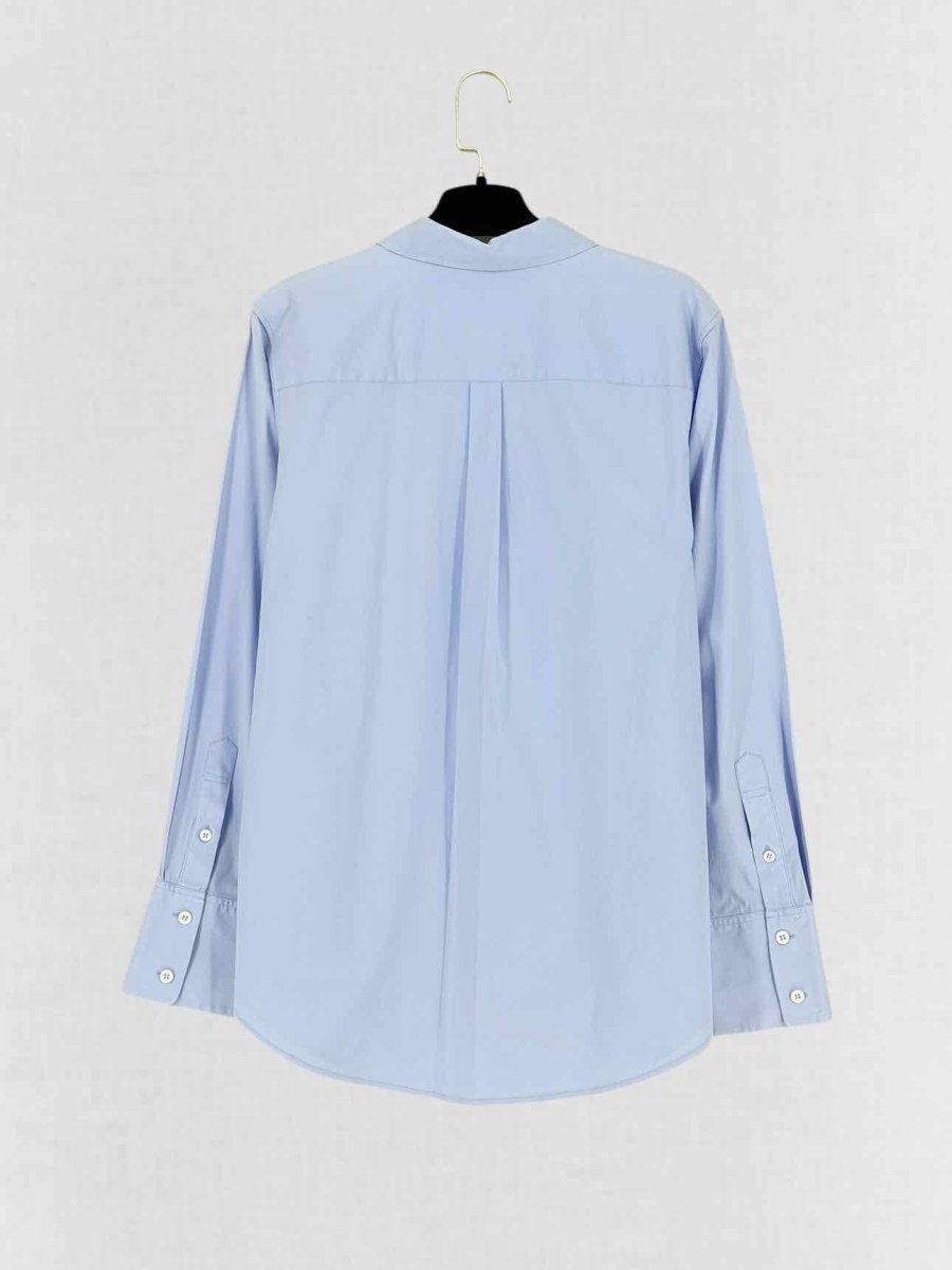 Pre - loved THEORY Blue Size Large Shirt at Reems Closet