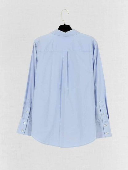 Pre - loved THEORY Blue Size Large Shirt at Reems Closet
