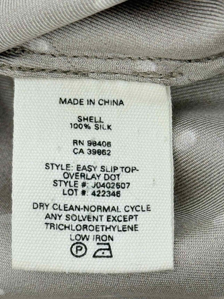 Pre - loved THEORY Brown Polka Dot Size Large Camisole at Reems Closet