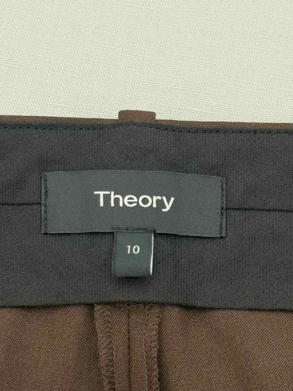 Pre - loved THEORY Brown Size US 10 Pants at Reems Closet