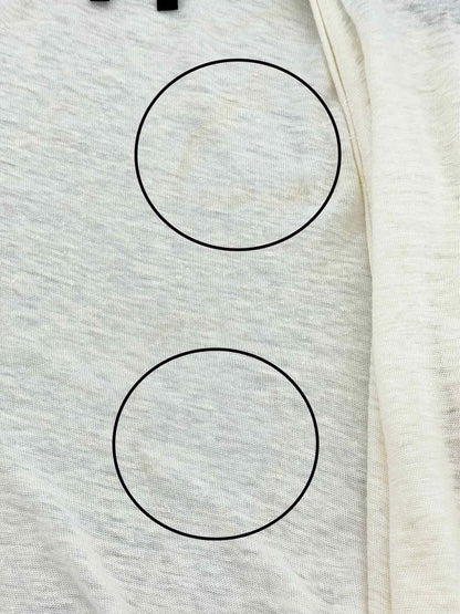 Pre - loved THEORY Cream Size Large Cardigan at Reems Closet