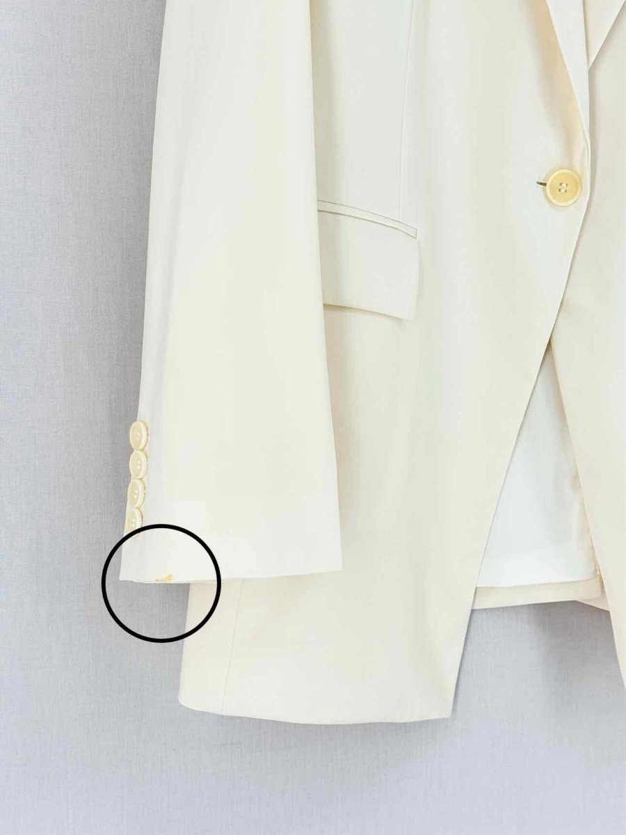 Pre - loved THEORY Cream Size US 10 Blazer at Reems Closet