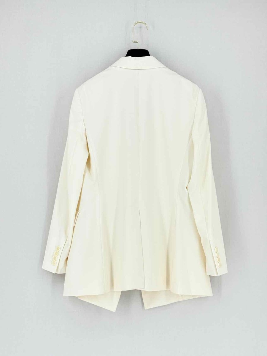 Pre - loved THEORY Cream Size US 10 Blazer at Reems Closet