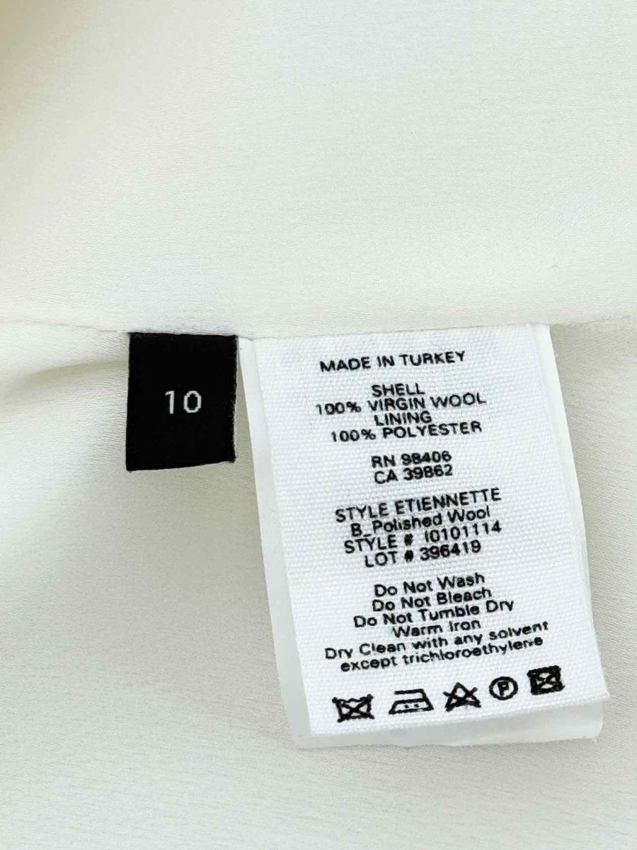 Pre - loved THEORY Cream Size US 10 Blazer at Reems Closet