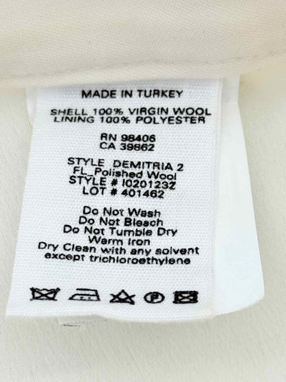 Pre - loved THEORY Cream Size US 10 Pants at Reems Closet