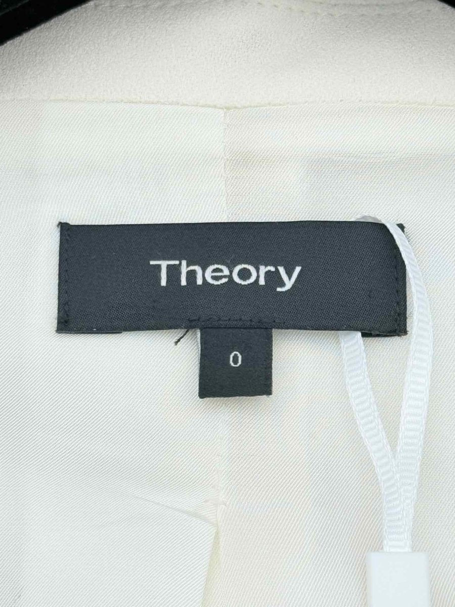 Pre - loved THEORY Cream Size US 6 Jacket at Reems Closet