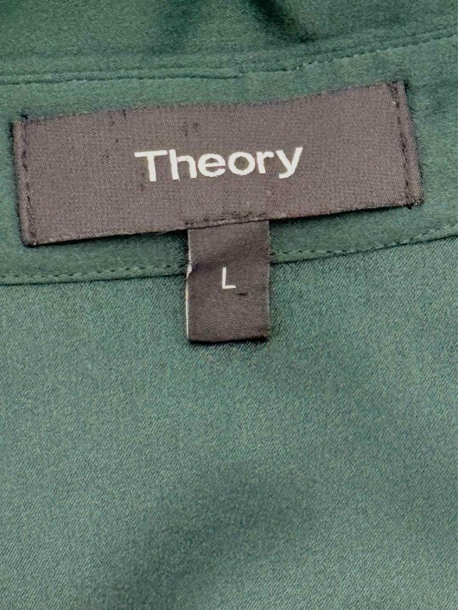 Pre - loved THEORY Green Size Large Shirt at Reems Closet