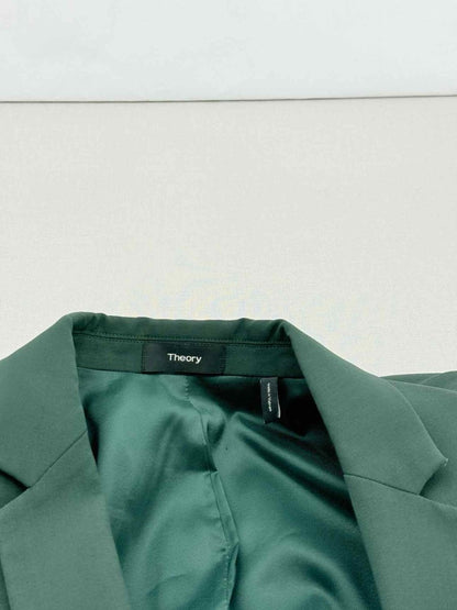 Pre - loved THEORY Green Size US 10 Blazer at Reems Closet