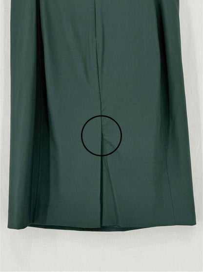 Pre - loved THEORY Green Size US 10 Knee Length Dress at Reems Closet