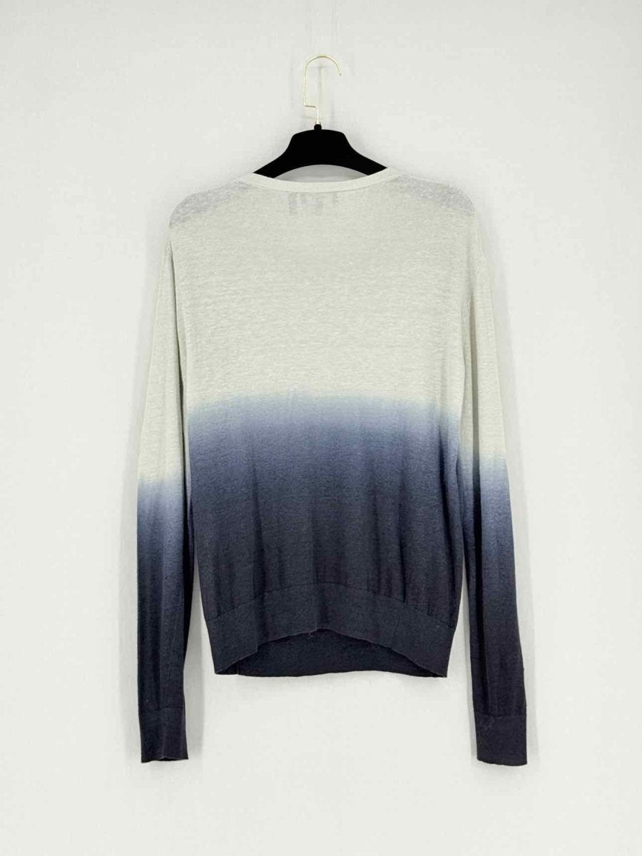 Pre - loved THEORY Grey & Blue Ombre Size Large Jumper at Reems Closet
