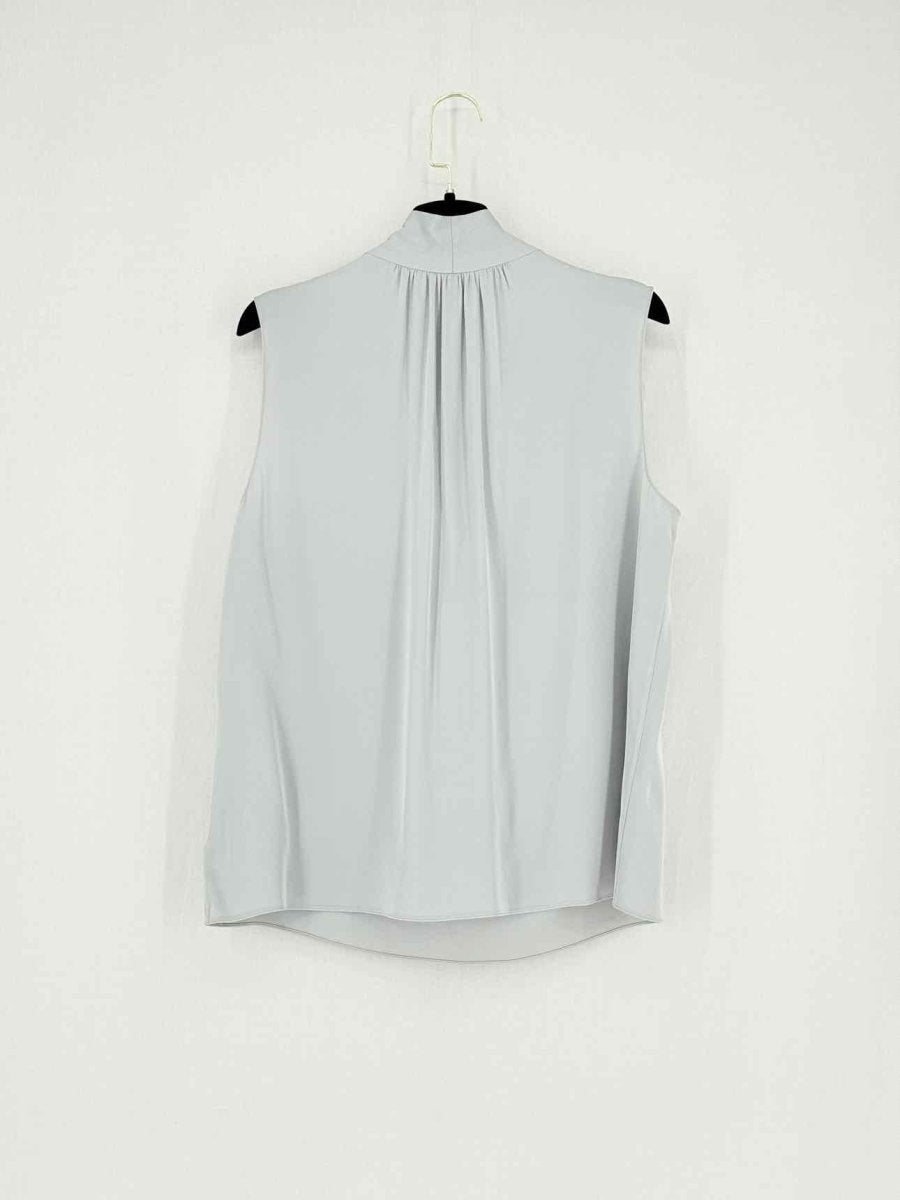 Pre - loved THEORY Grey Size Large Blouse at Reems Closet