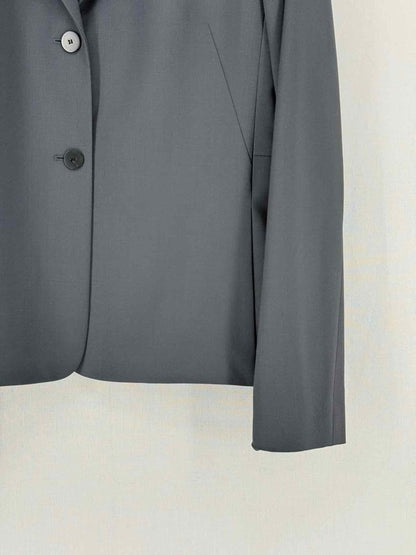 Pre - loved THEORY Grey Size US 10 Jacket at Reems Closet
