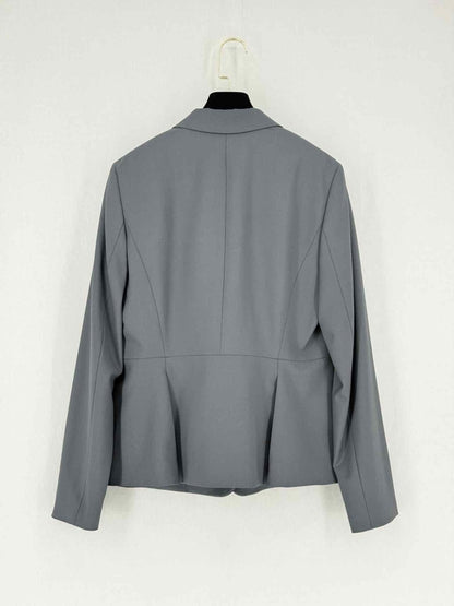 Pre - loved THEORY Grey Size US 10 Jacket at Reems Closet