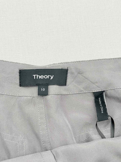 Pre - loved THEORY Grey Size US 10 Pants at Reems Closet