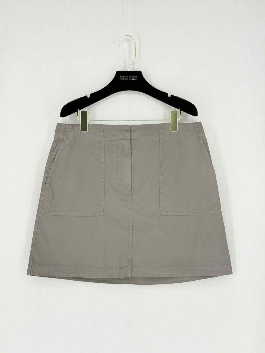 Pre - loved THEORY Khaki Size US 10 Mini Skirt at Reems Closet