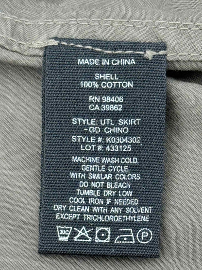 Pre - loved THEORY Khaki Size US 10 Mini Skirt at Reems Closet