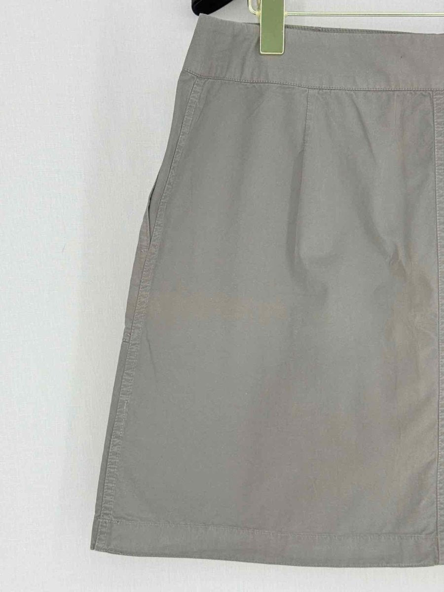 Pre - loved THEORY Khaki Size US 10 Mini Skirt at Reems Closet