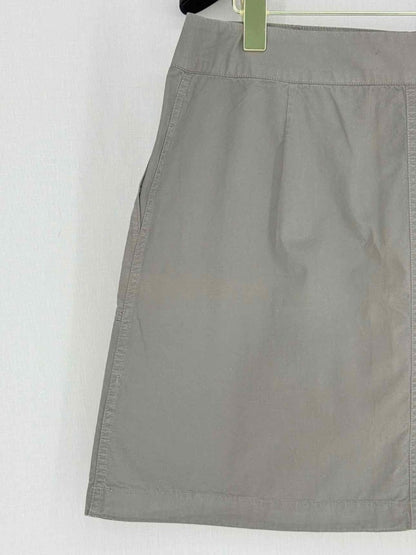 Pre - loved THEORY Khaki Size US 10 Mini Skirt at Reems Closet