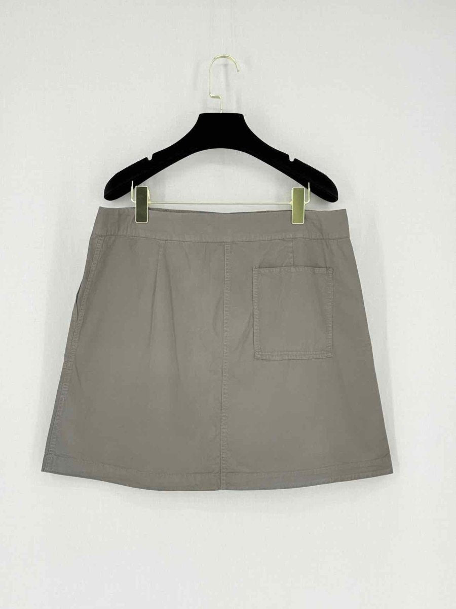 Pre - loved THEORY Khaki Size US 10 Mini Skirt at Reems Closet