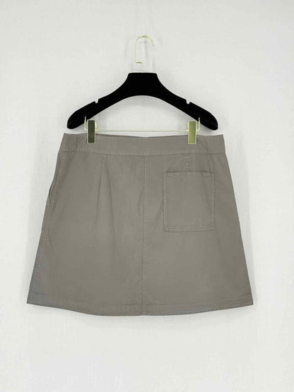 Pre - loved THEORY Khaki Size US 10 Mini Skirt at Reems Closet