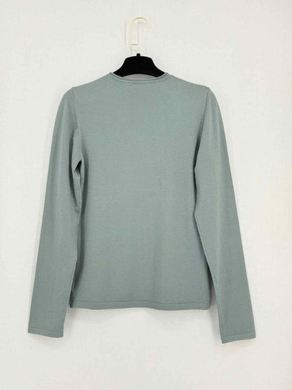 Pre - loved THEORY Light Green Size Medium Sweater at Reems Closet