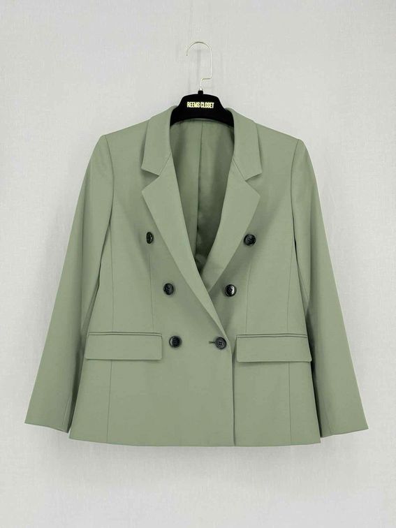 Pre-loved THEORY LUXE Green Size US 00 Jacket at Reems Closet