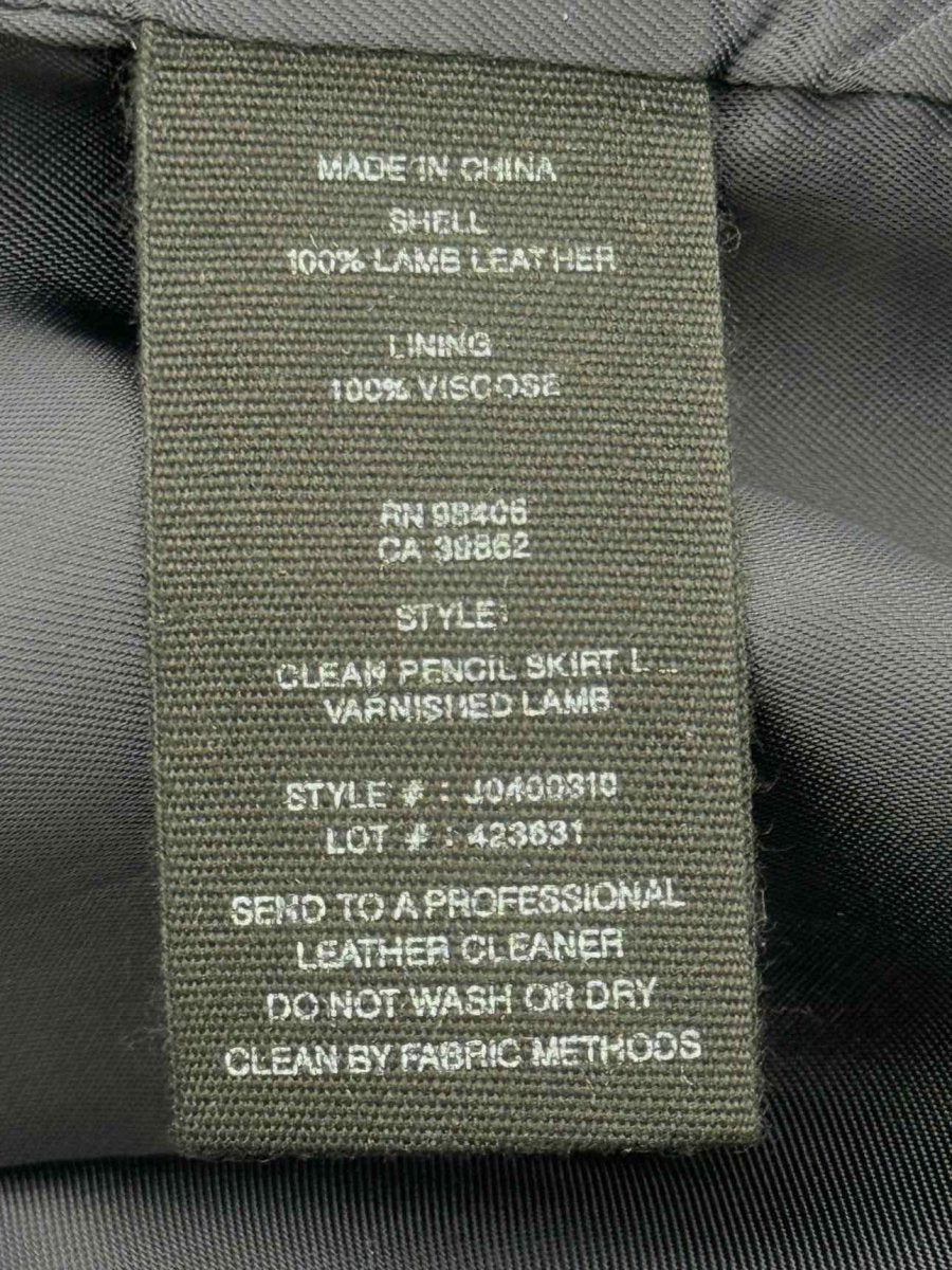 Pre - loved THEORY Navy Blue Size US 10 Knee Length Skirt at Reems Closet