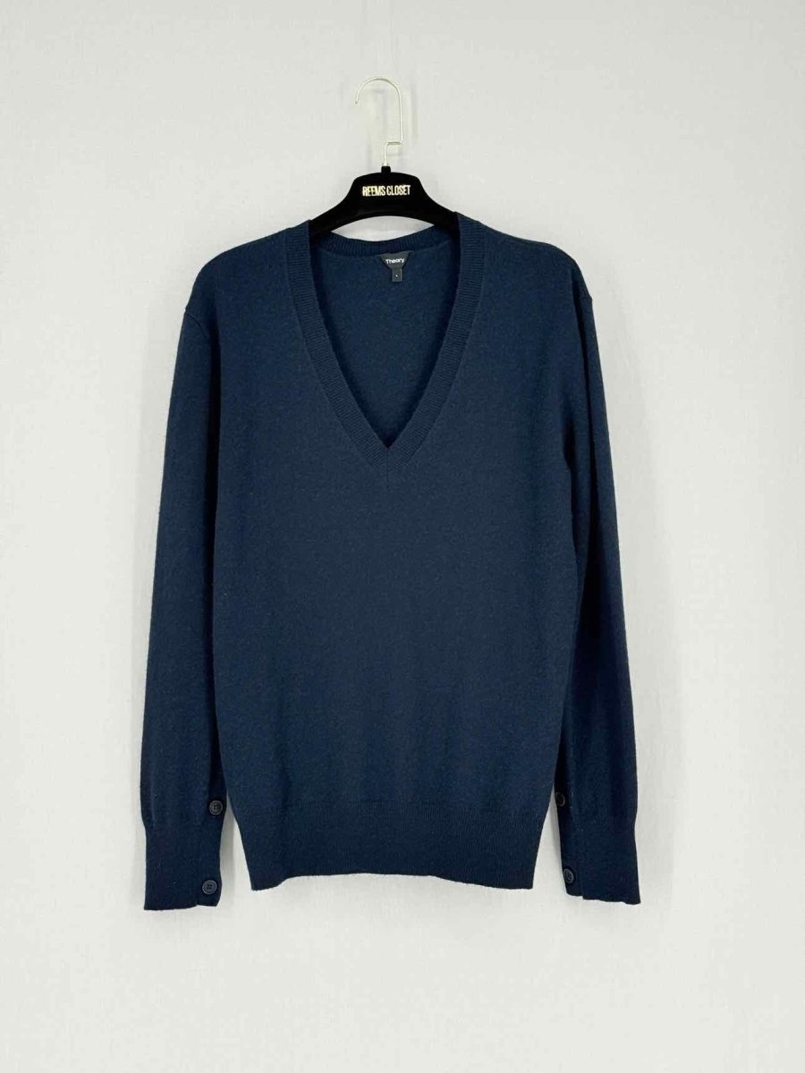 Pre - loved THEORY Navy Size Large Jumper at Reems Closet