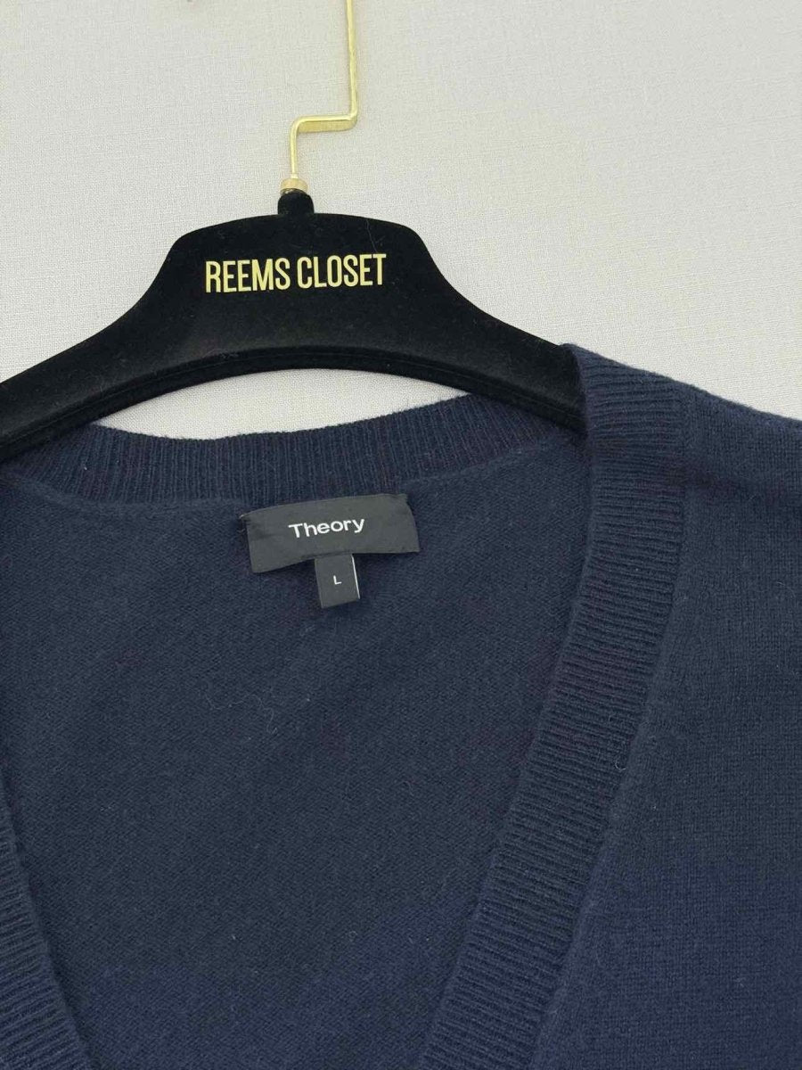 Pre - loved THEORY Navy Size Large Jumper at Reems Closet