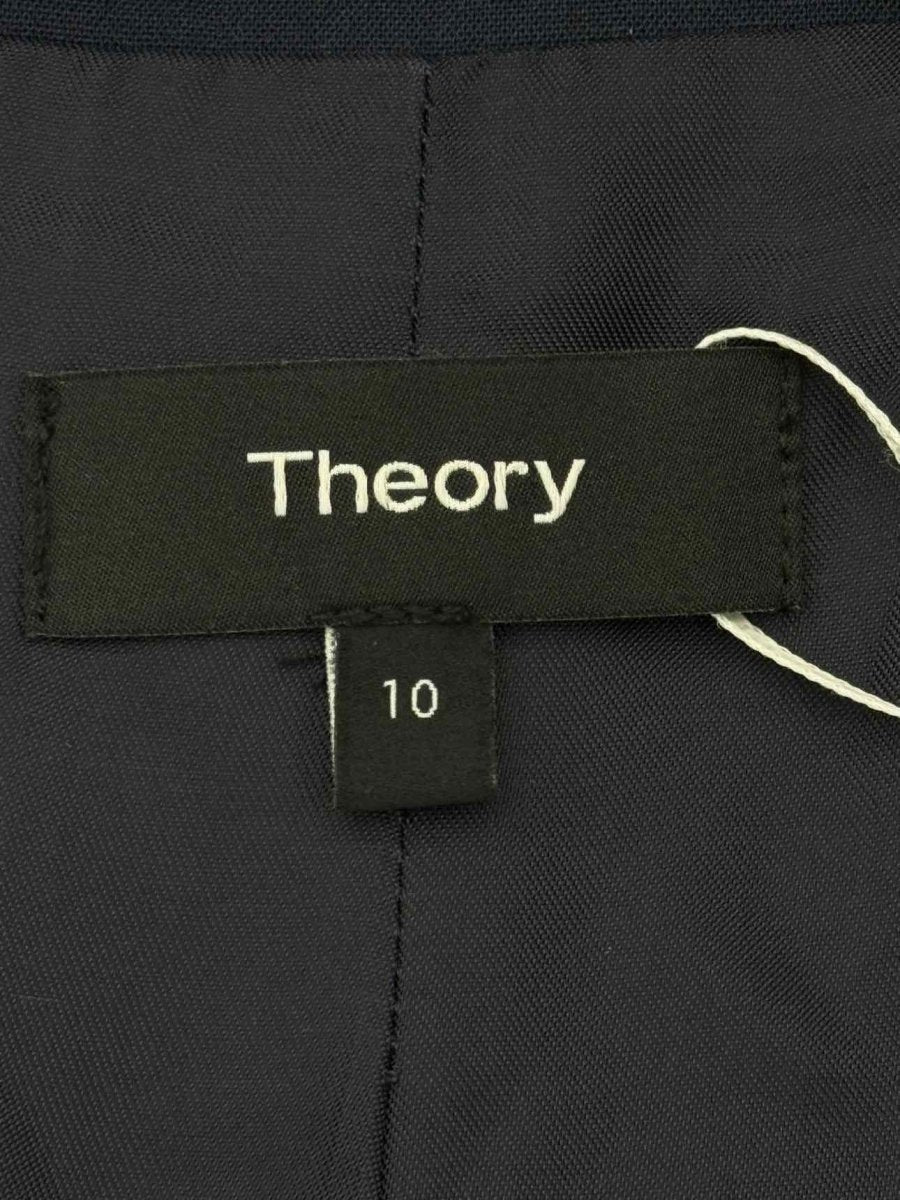 Pre - loved THEORY Navy Size US 10 Jacket at Reems Closet