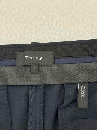 Pre - loved THEORY Navy Size US 12 Pants at Reems Closet