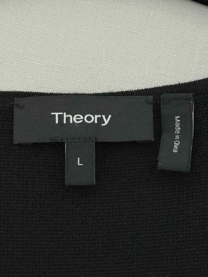 Pre - loved THEORY Open Front Black Size Large Cardigan at Reems Closet