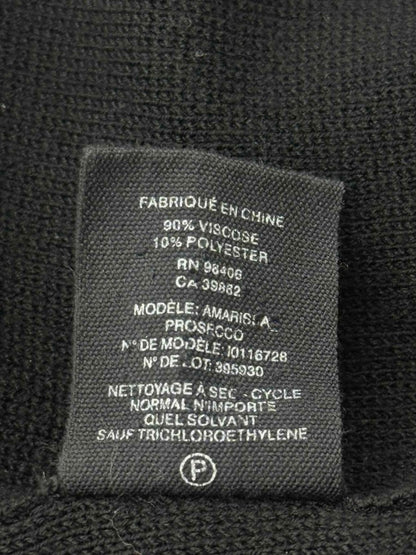 Pre - loved THEORY Open Front Black Size Large Cardigan at Reems Closet