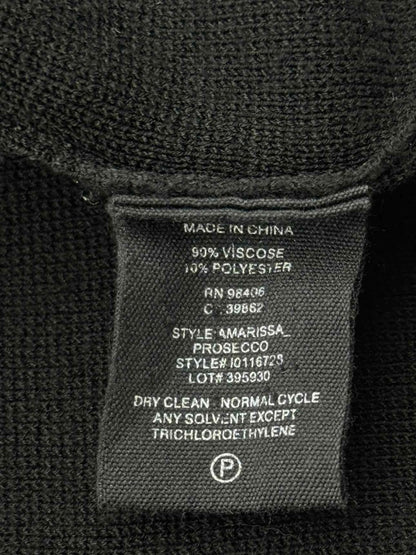 Pre - loved THEORY Open Front Black Size Large Cardigan at Reems Closet