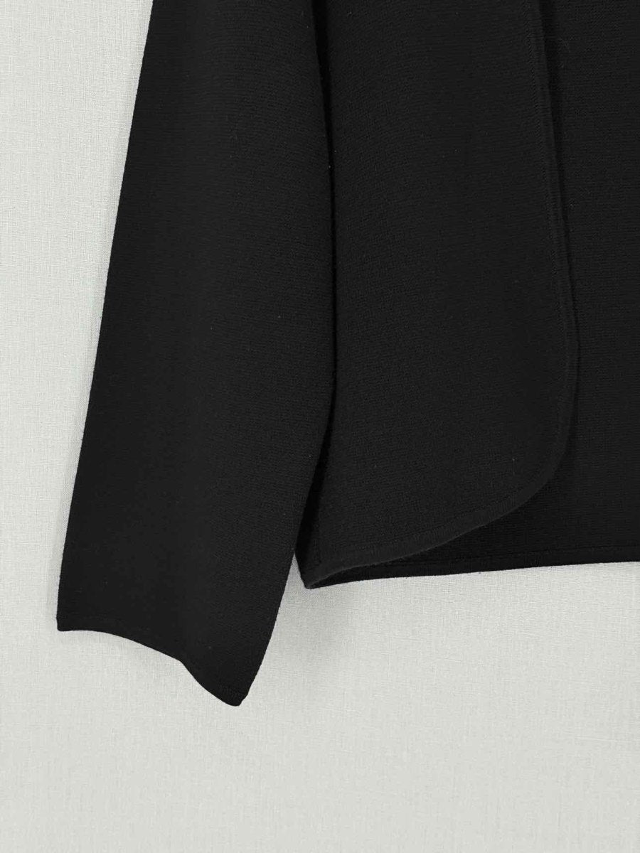 Pre - loved THEORY Open Front Black Size Large Cardigan at Reems Closet