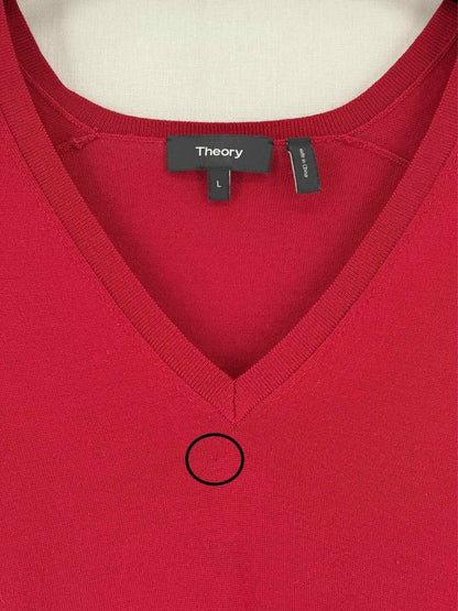 Pre - loved THEORY Red Size Large Jumper at Reems Closet