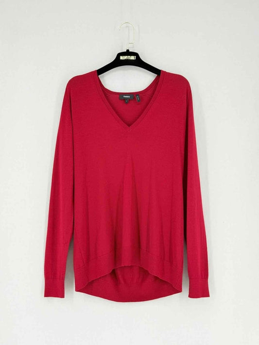 Pre - loved THEORY Red Size Large Jumper at Reems Closet
