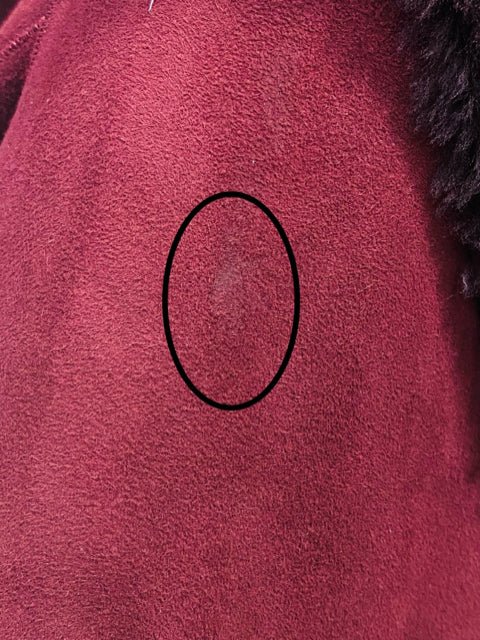 Pre - loved THEORY Reversible Burgundy Size Large Coat at Reems Closet