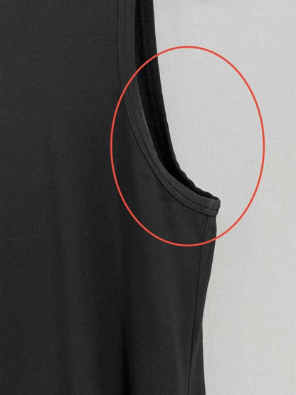 Pre - loved THEORY Side Tie Black Size Small Tank Top at Reems Closet