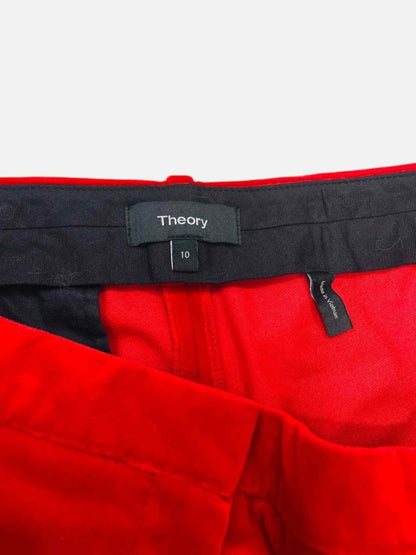 Pre - loved THEORY Tailored Red Pants at Reems Closet