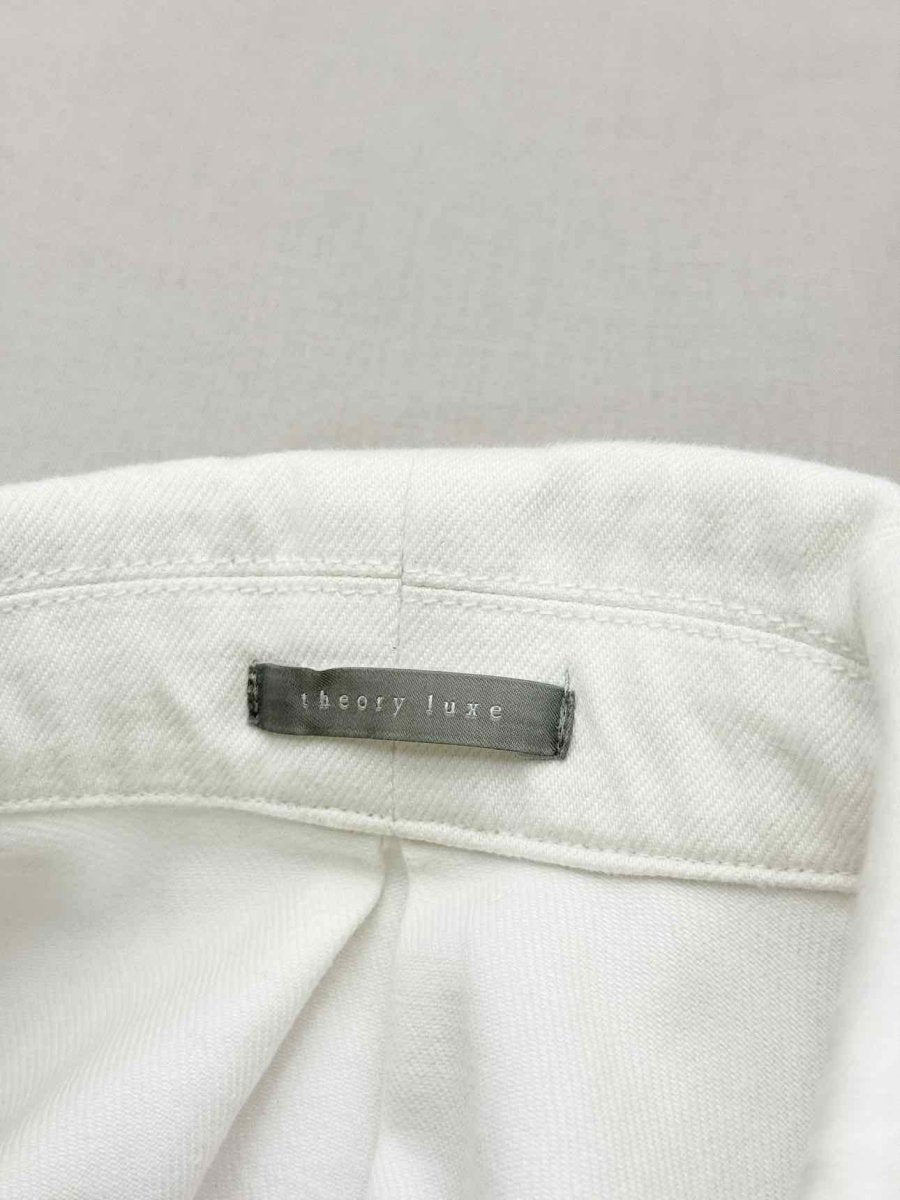 Pre-loved THEORY White Size Small Shirt at Reems Closet