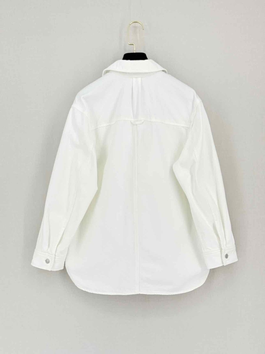 Pre-loved THEORY White Size Small Shirt at Reems Closet