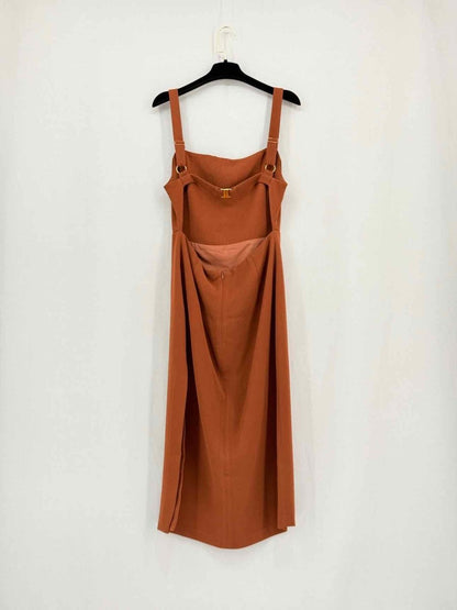 Pre - loved THIRD FORM Bronze Size US 6 Midi Dress at Reems Closet