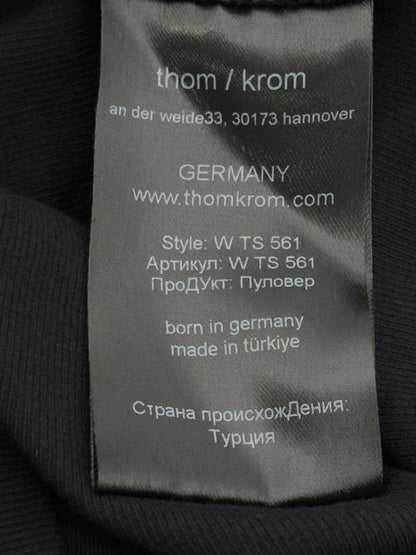 Pre - loved THOM KROM Black Size Small Top at Reems Closet