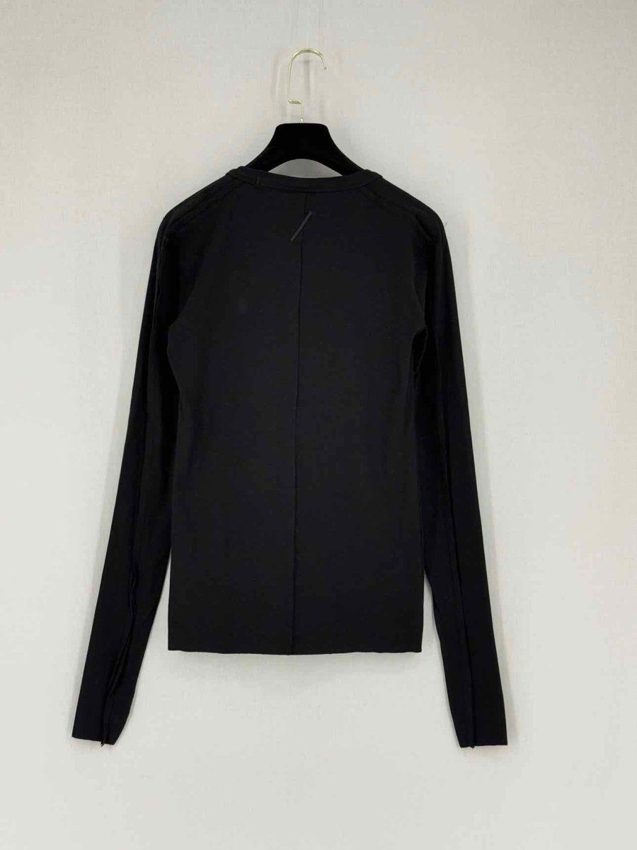 Pre - loved THOM KROM Black Size Small Top at Reems Closet