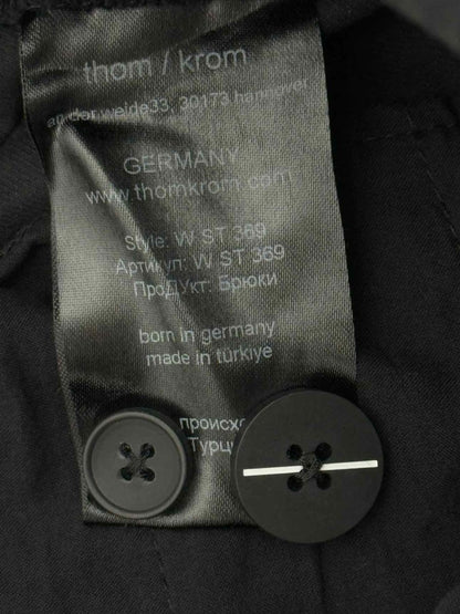 Pre - loved THOM KROM Black Size XSmall Pants at Reems Closet