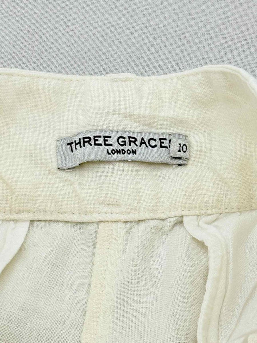 Pre - loved THREE GRACES LONDON Cream Size US 8 Outfit Set at Reems Closet