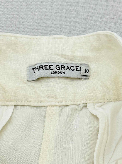 Pre - loved THREE GRACES LONDON Cream Size US 8 Outfit Set at Reems Closet