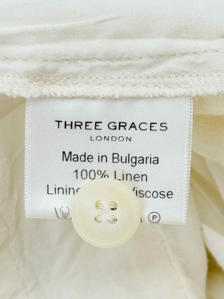 Pre - loved THREE GRACES LONDON Cream Size US 8 Outfit Set at Reems Closet